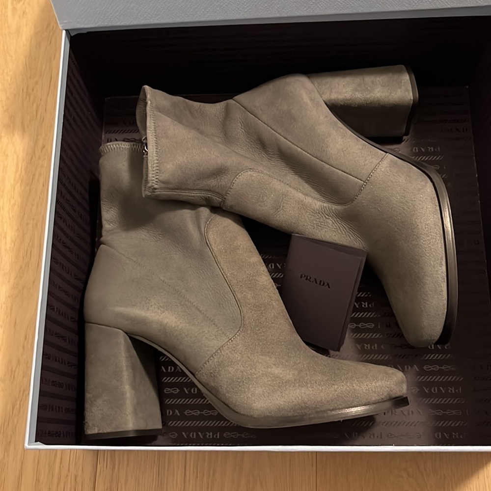 Prada leather boots BNWT